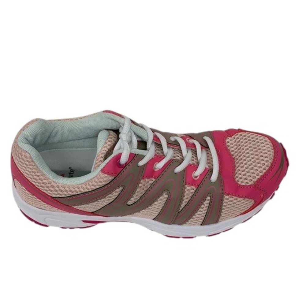 Breast Cancer Awareness Pink Gray Wht Ribbon Shoes - Picture 6 of 11